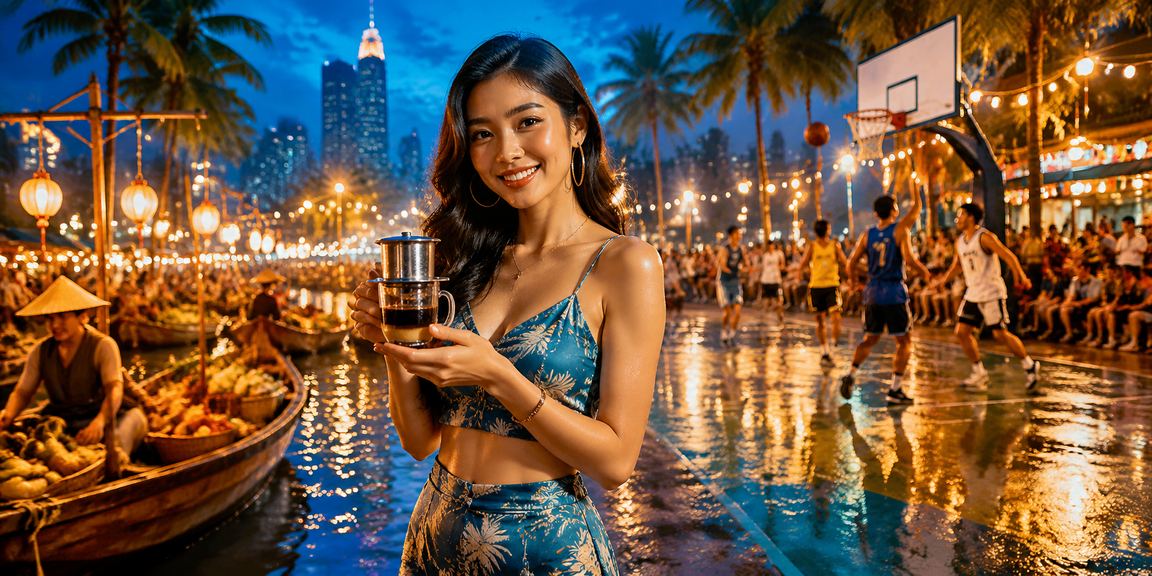 Người dùng tại quán cà phê TP. Hồ Chí Minh theo dõi kết quả cược thể thao VIP